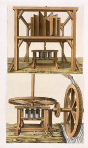製糖工場、アンティル（カラー彫刻） 作： Vittorio Raineri